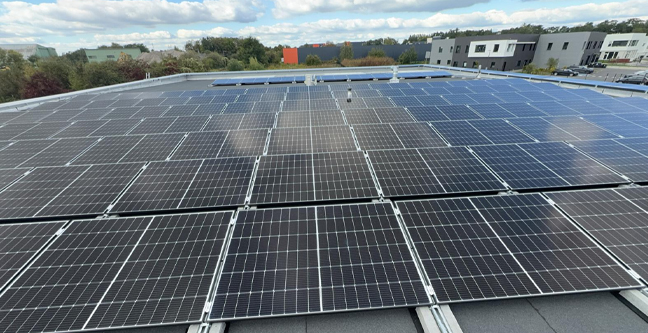 Installation photovoltaïque professionnelle réalisée par MDT Solaire